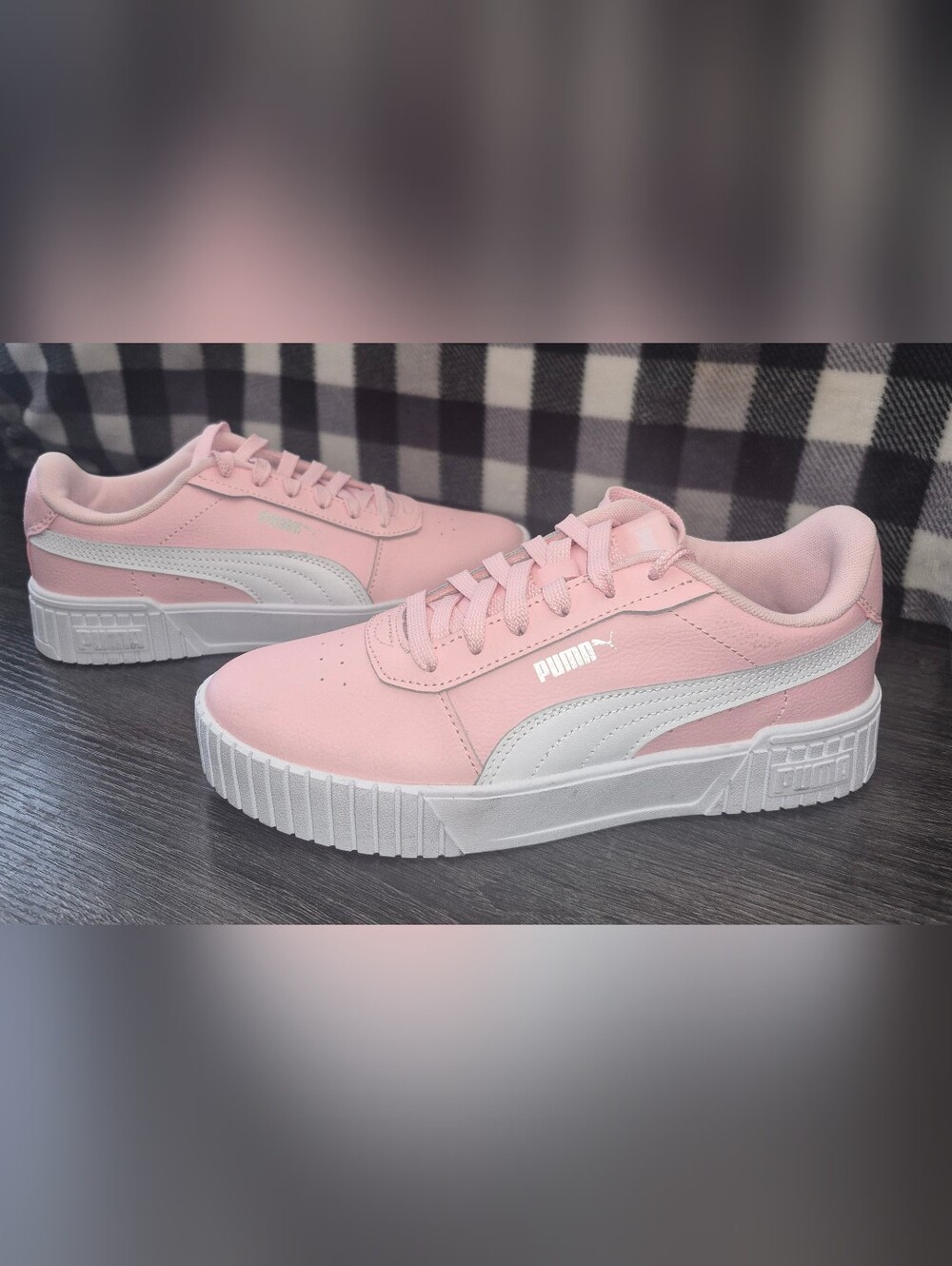 Puma Women's Pink Platform Sneakers